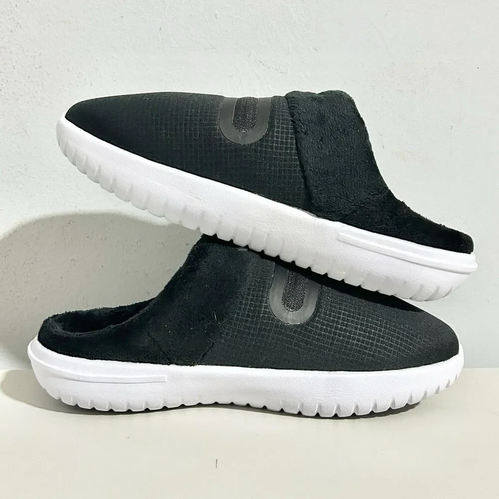 Nike Wmns Burrow “Black White” Women’s Size 7 Lifestyle Comfort Slip-On Sandals